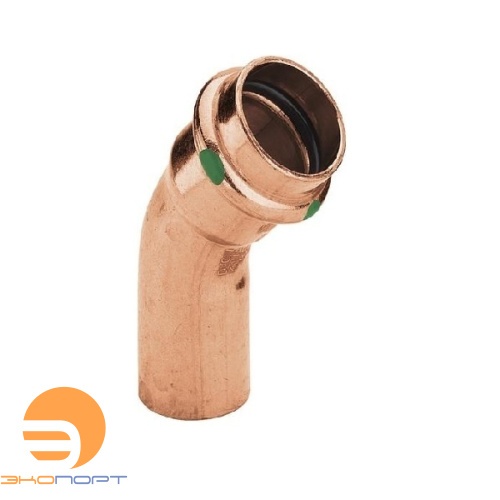 Отвод ниппельный 35*35 45 гр. press SC-Contur