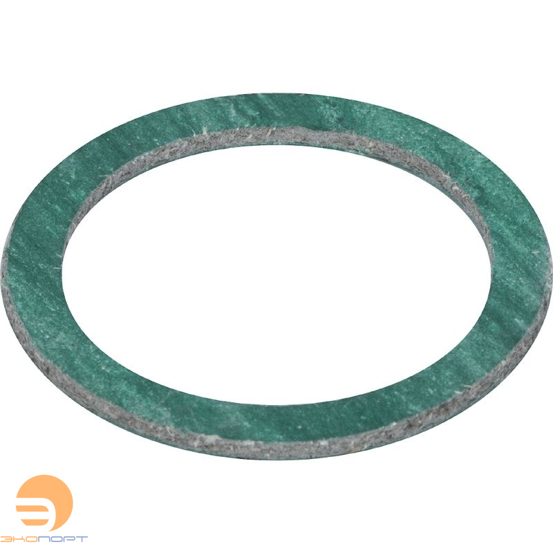 Прокладка паронитовая 1", цвет зеленый УП (4шт) Rommer