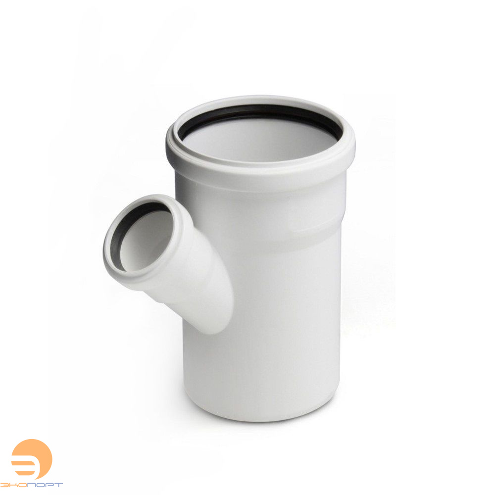 Тройник для бесшум. канализации SKEA DN110/50x45°, Ger