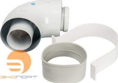 Элемент дымохода 60/100 угол 90° коакс. STOUT