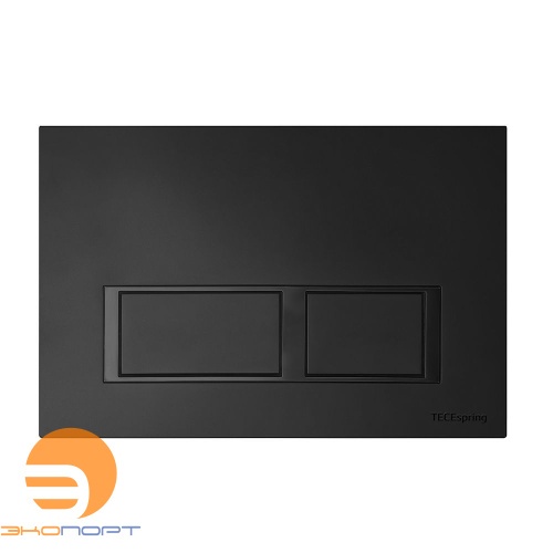 Панель смыва TECEspring V (прямоугольные клавиши) пластик, черный матовый
