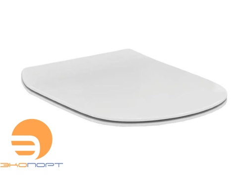 Сиденье с крышкой TESI тонкое, тип SANDWICH, (soft close), IDEAL STANDARD