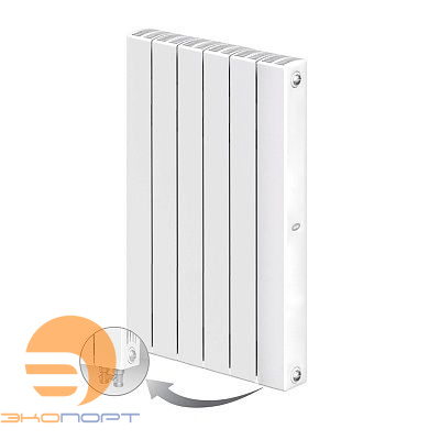 Радиатор биметаллический SUPReMO Ventil 800/90  4 секции (SVR) нижнее справа Rifar