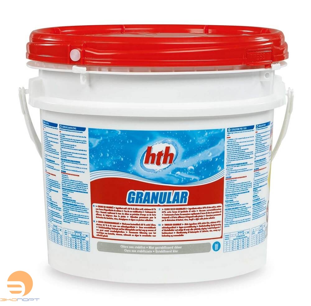 Хлор в гранулах GRANULAR, 5кг, hth