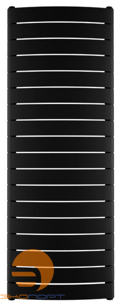 Радиатор биметаллический вертикальный Convex 500 мм нижнее подключение 18 секций цвет Antracit Rifar