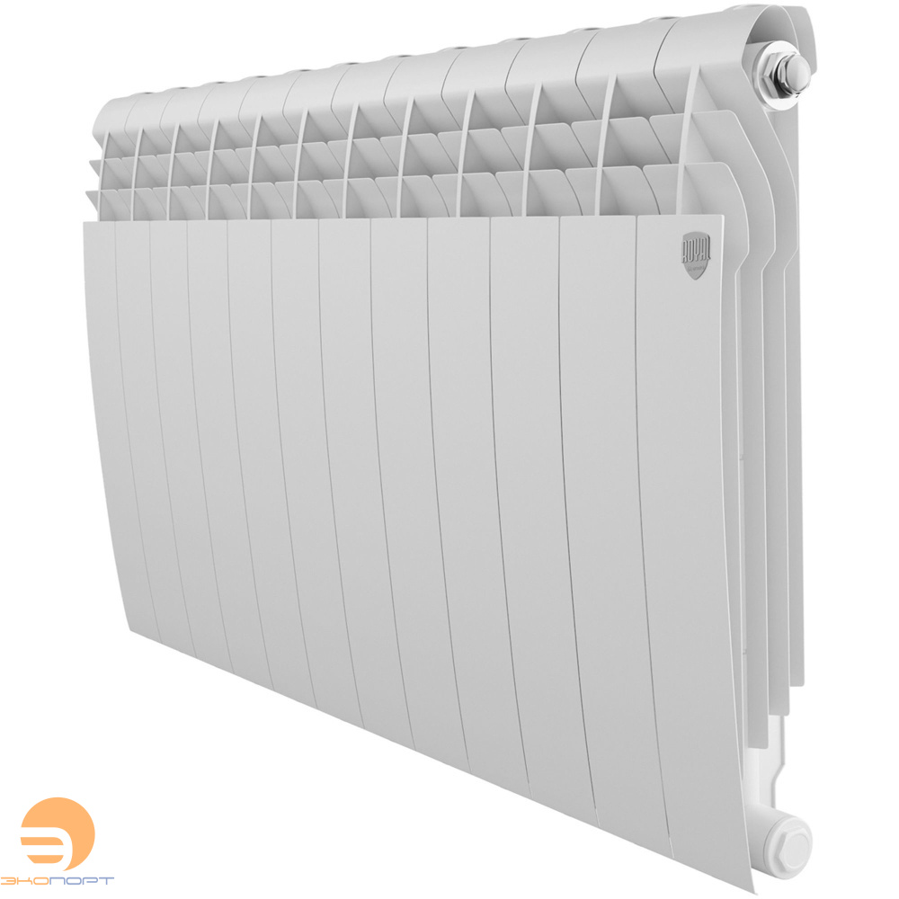 Радиатор биметаллический BiLiner Bianco 500/87 12 секций (белый) Royal Thermo