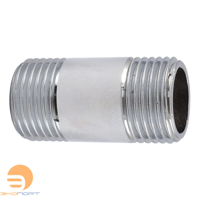 Бочонок (ниппель) Н-Н DN 3/8", PN20, нержавеющая сталь AISI316