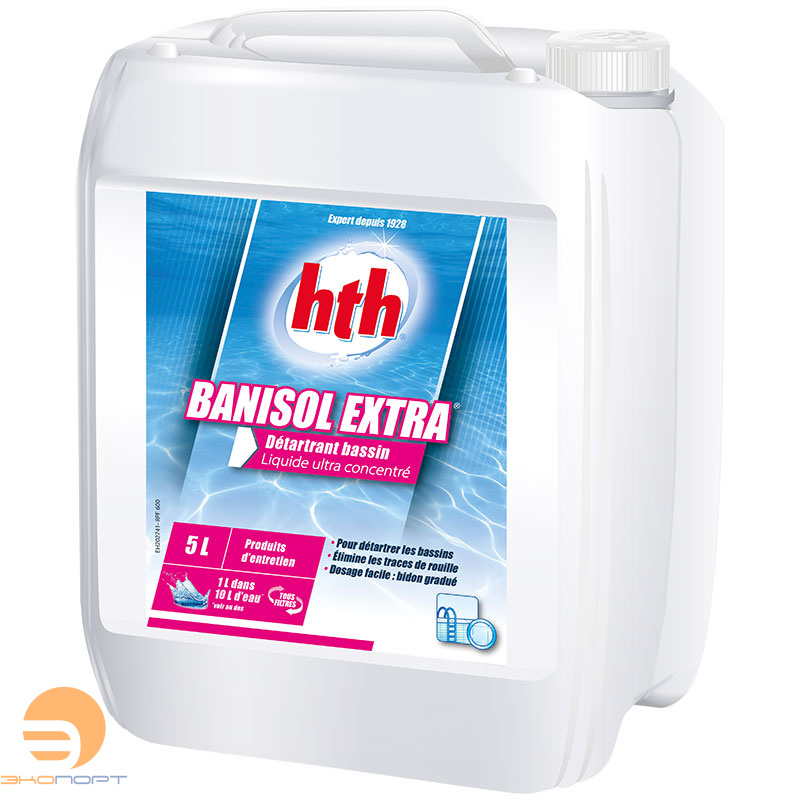 Ультра концентрированное средство от известковых отложений BANISOL EXTRA, 5л, hth