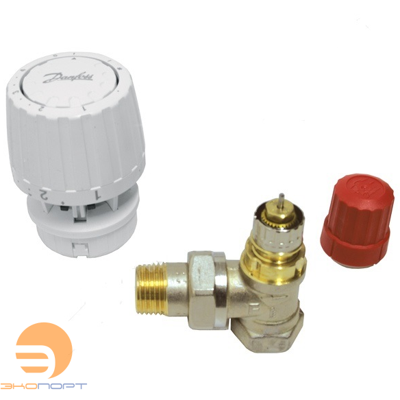 Комплект клапана RA-N-15 угл. и термоэлемента RTR 7090 (013G7013 + 013G7090) 