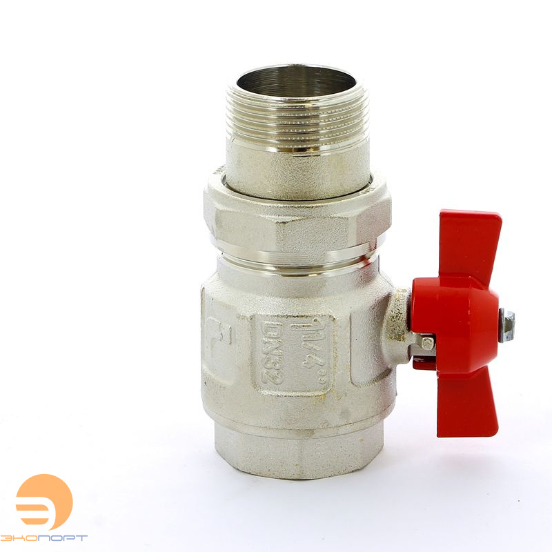 Кран со сгоном НВ 11/4" бабочка IDEAL ITAP