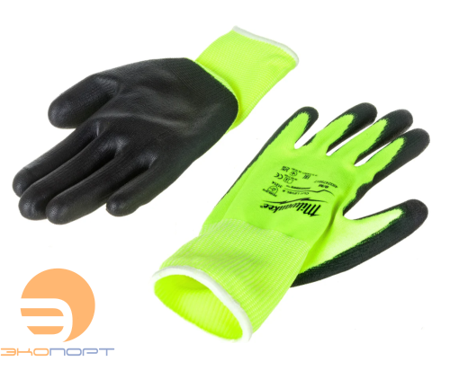 Перчатки защитные Hi-Vis Cut level 1/A, M/8 Milwaukee