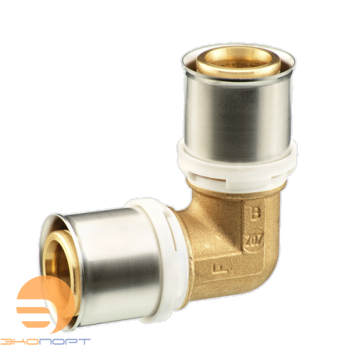 Угольник 90* 32х32 латунь alpex-duo XS Frankische