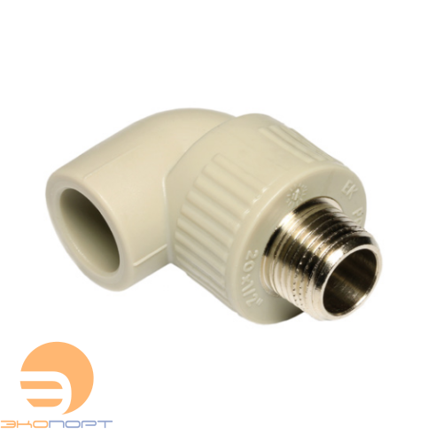 Отвод 20х3/4 90* с наруж. резьбой PPR Ekoplastik