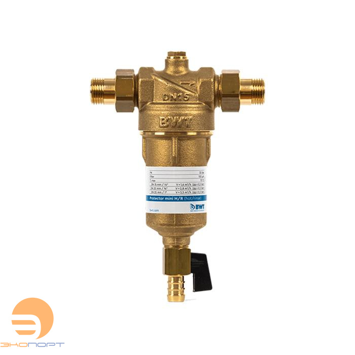 Фильтр механической очистки горячей воды Protector mini H/R 1/2" BWT
