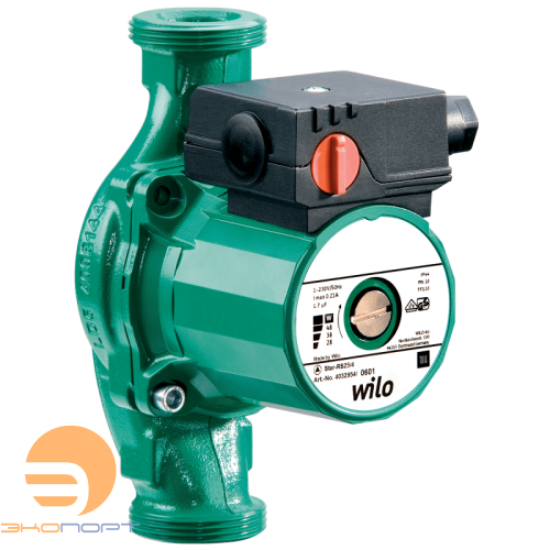 Насос STAR-RS 25/6 WILO (с гайками)