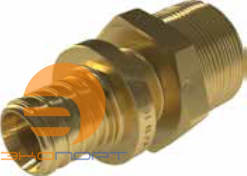 Соединитель 20 G1/2" НР латунный UltraLine KAN-therm