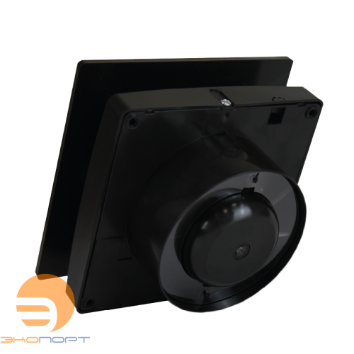 Вентилятор накладной  Seicoi Floxy Design 100 Matt Black Glass SMAD04-01G