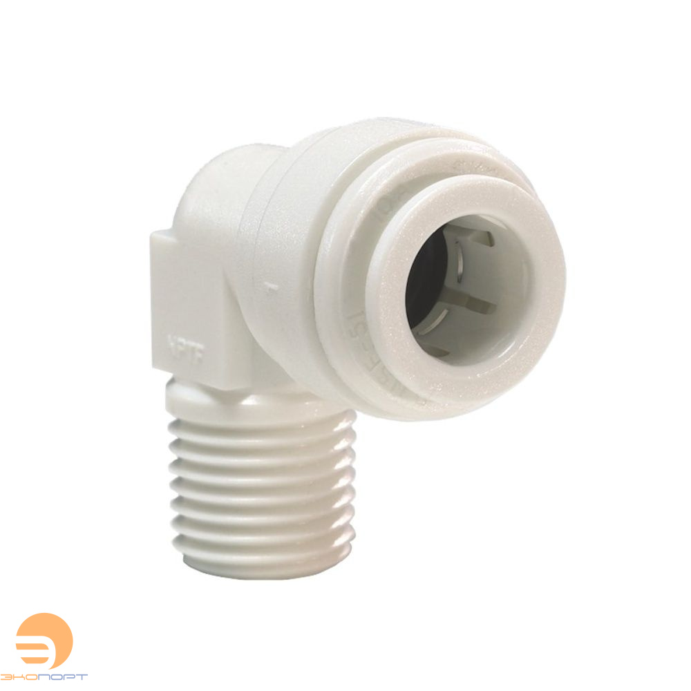Уголок JG 1/4" - 1/4" (НР-трубка, AME 0404) для постфильтра Гейзер