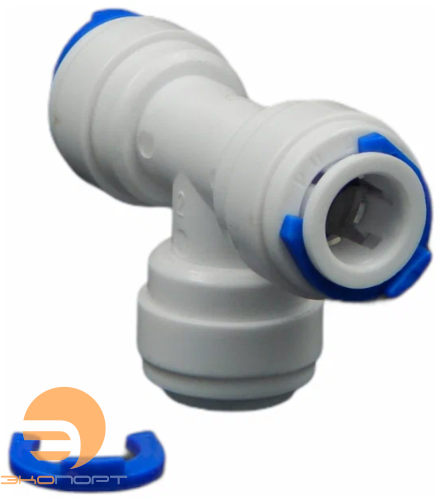 Фитинг тройник 3/8"х3/8"х3/8", JG QT-03B Naturewater