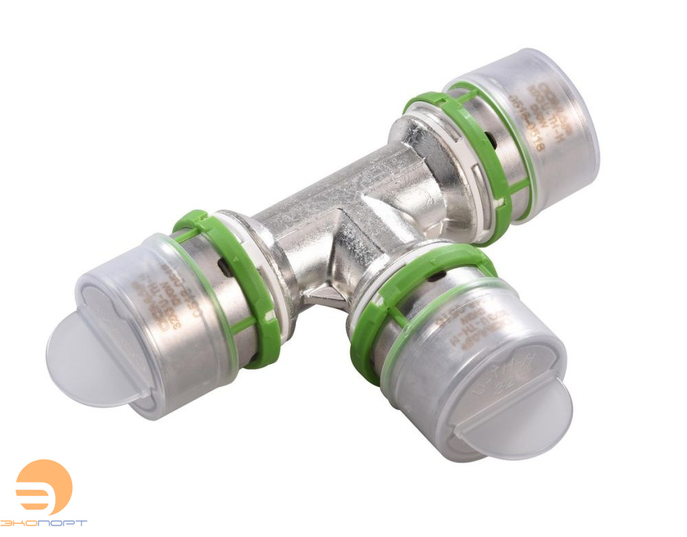 Тройник 26-26-26 латунь, пресс Comap