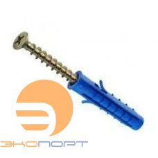 Набор дюбель + шуруп УП 8х40 / 5х40 (10шт.) КРЕПЕЖ Набор дюбель + шуруп УП 8х40 / 5х40 (10шт.) КРЕПЕЖ