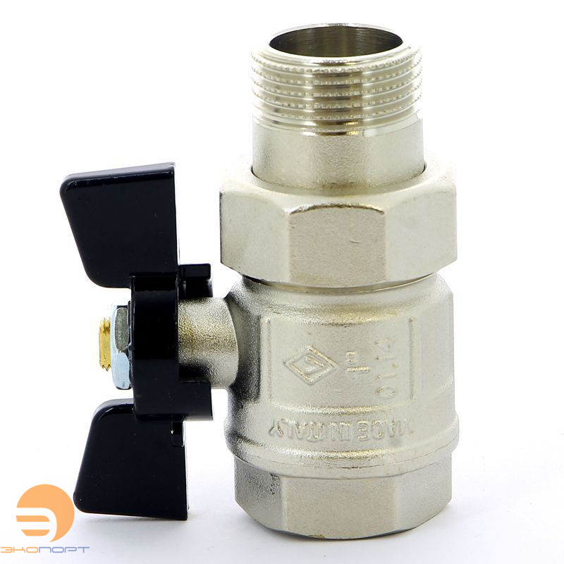 Кран со сгоном НВ 1" (бабочка) Bugatti