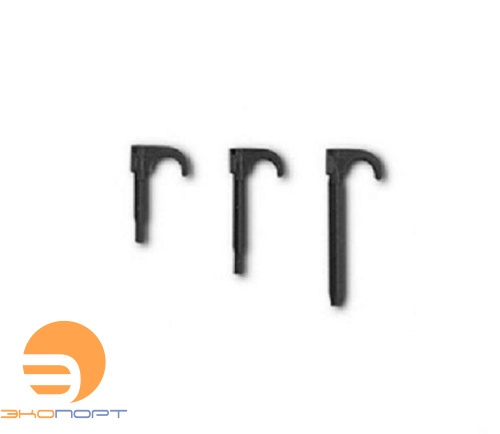 Крюк пластмассовый для труб одинарный 12-20/12-26 L=100 Ду 10 мм KAN-therm