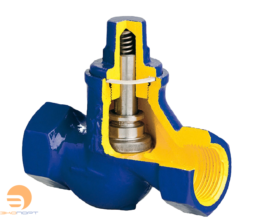 Клапан обратный V277-050 - муфтовый чугунный Ду 50, Ру 16