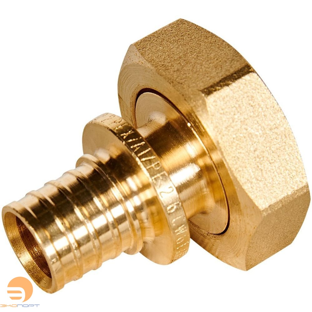 Переходник с накидной гайкой 16х3/4 (евроконус) Rommer