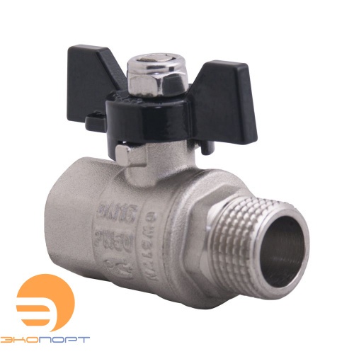 Кран шаровой НВ 1/2" (бабочка) Gappo
