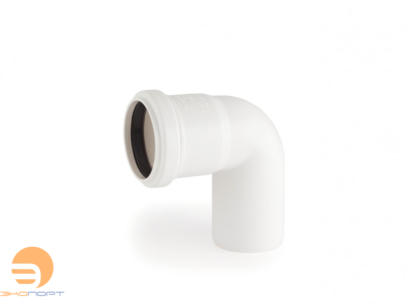 Отвод однорастр 50*87 гр. белый OST