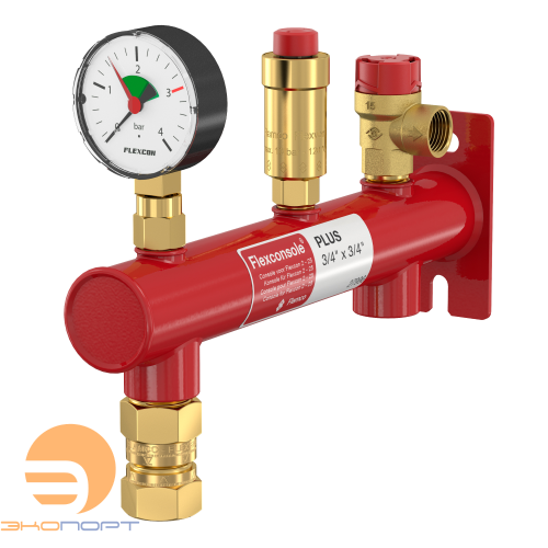 Консоль настенного монтажа р. бака в/р 3/4х3/4 (маном., воздухоотвод., клапан 3б) Flexconsole R Plus