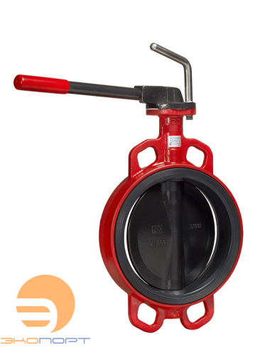 Затвор дисковый поворотный ЗПВС-125х1,6-FL-3-125-MN-E c ручкой Ду125, Ру16, Tраб=-15/+95c, Тмакс=-20/+110c