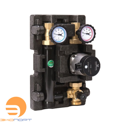 Насосно-смесительный модуль 1" с насосом Grundfos Alpha2L 25-60 MK DN25 ECO 2 Huch