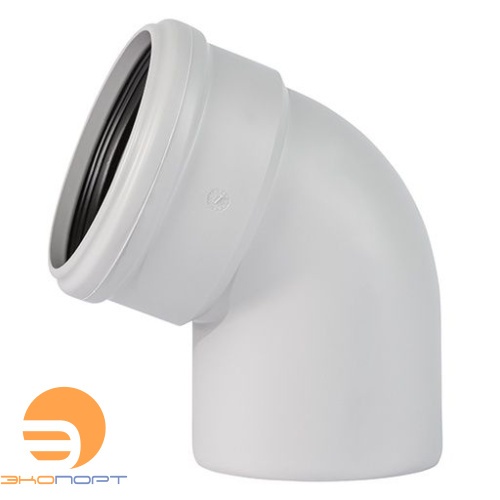 Отвод для бесшум. канализации SKВ DN58х67°, Ger