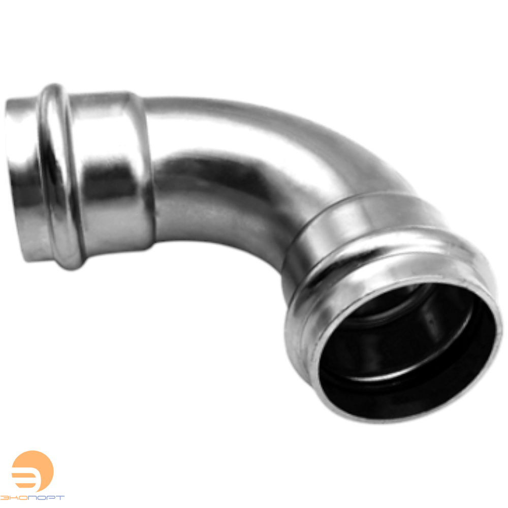 Отвод ВВ 18х90* нерж. Kromwell