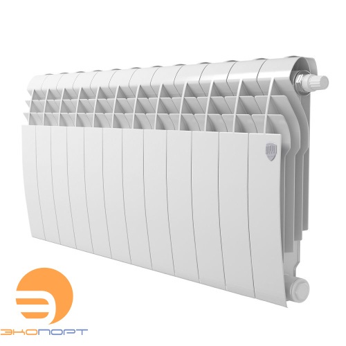 Радиатор биметал. BiLiner Bianco 350/87 12 секций (белый) Royal Thermo