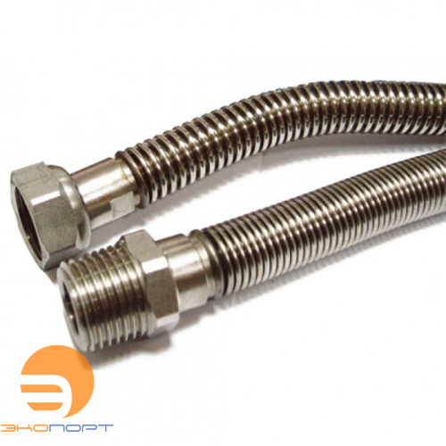 Подводка гибкая, газ, сильфонного типа 1/2" в-н,  80 см (AYVAZ)