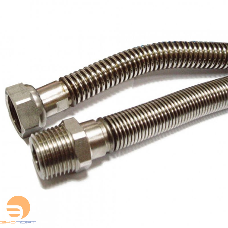 Подводка гибкая, газ, сильфонного типа 1/2" в-н,  80 см (AYVAZ)