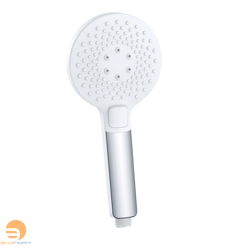 Лейка душевая 3-функц., 110х243 мм, хром/белый, блистер, LEMARK