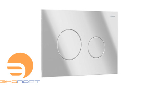 Панель двойного смыва Touch NEO (белый / пластик), RIVO