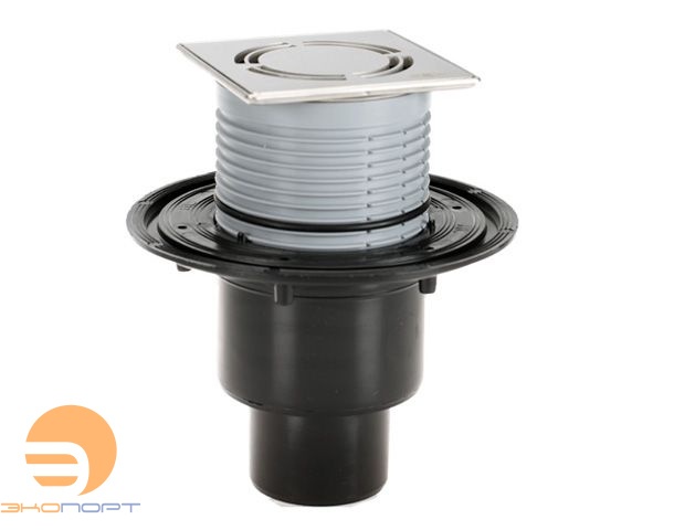 Трап вертик DN 50/75/110 с "сух. сифоном"  HL