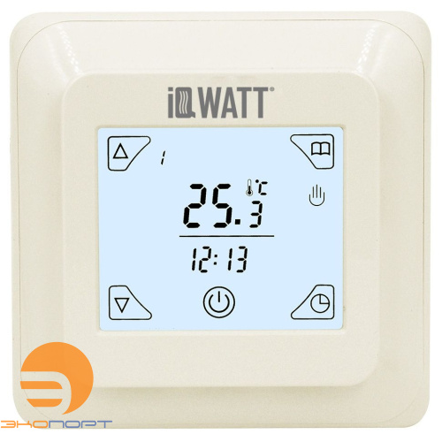 Терморегулятор IQ Thermostat TS программируемый сенсорный, слоновая кость