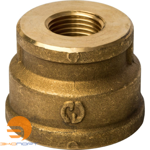Муфта ВВ 1 1/4х 1/2 (латунь) STOUT
