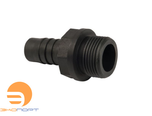 Фитинг "елочка" 1" пластик, НР UNIPUMP