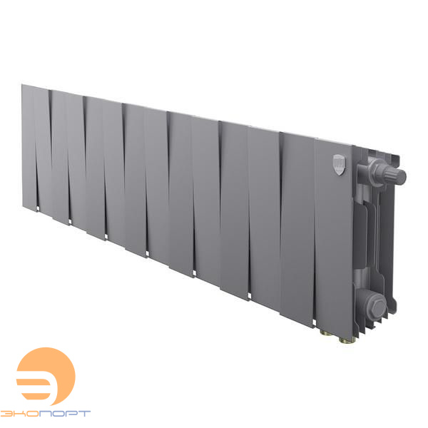 Радиатор биметаллический PianoForte Silver Satin VDR80 200/100 14 секций Royal Thermo