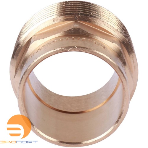 Муфта переходная НР-пайка 35х11/2" медная IBP