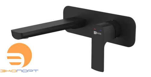 Смеситель для умывальника URSUS встраиваемый, черный матовый, LEMARK Смеситель для умывальника URSUS встраиваемый, черный матовый, LEMARK