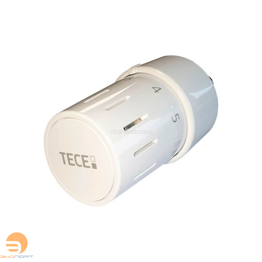 Термостат для вентилей с резьбой М30 х 1,5,  белый TECE