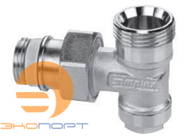 Вентиль запорный тип AG/N 1/2х3/4 (евроконус) угловой Simplex